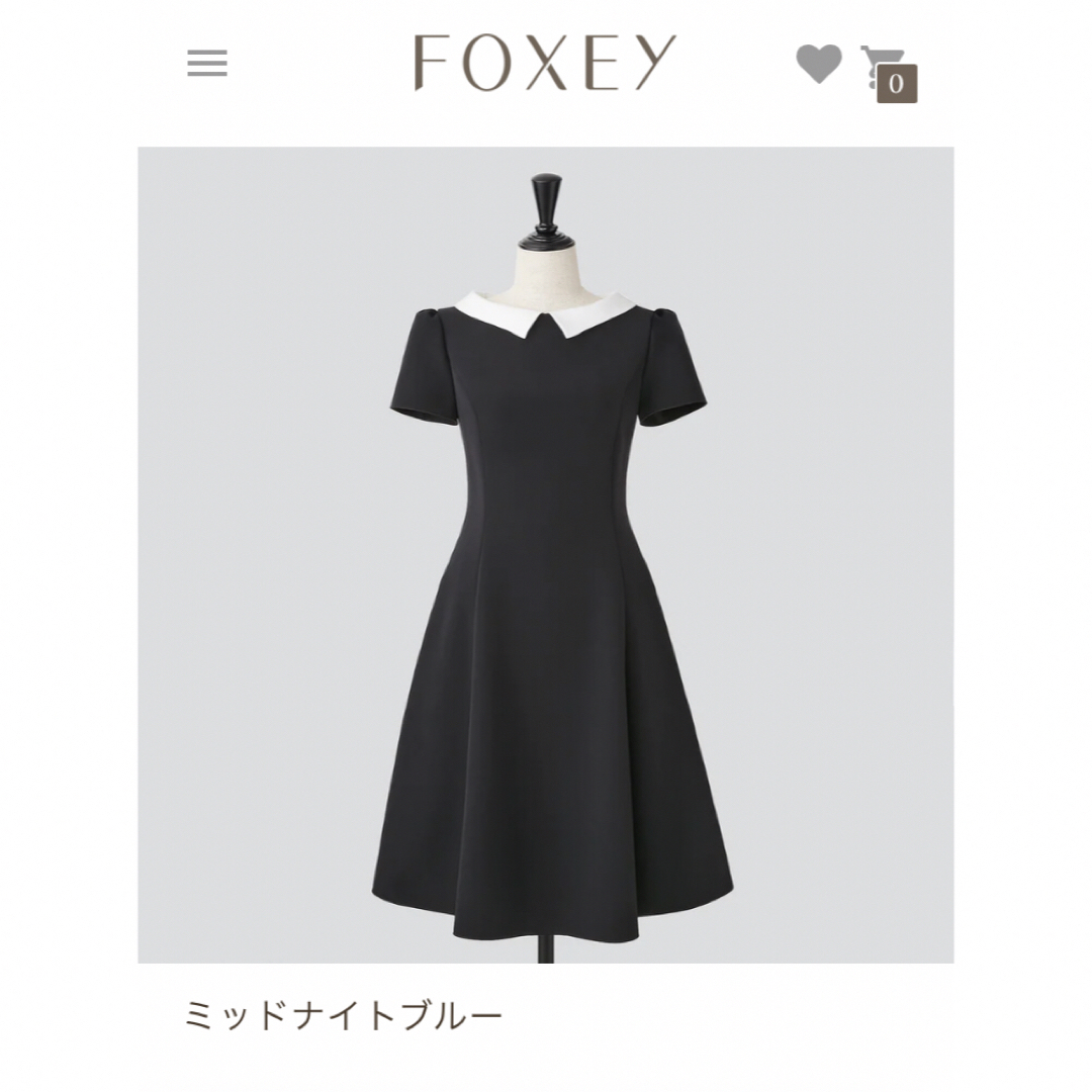 ワンピースfoxey 42633 New Standard Dress ワンピース　38