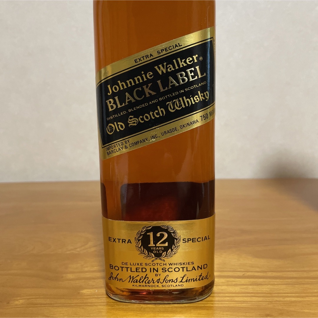 ジョニーウォーカー ブラックラベル 12年 スコッチ ウイスキー特級 食品/飲料/酒の酒(ウイスキー)の商品写真