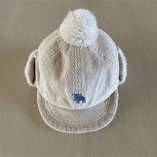 モズ(moz)のモズ　MOZ 冬用ベビー帽子　44センチ(帽子)