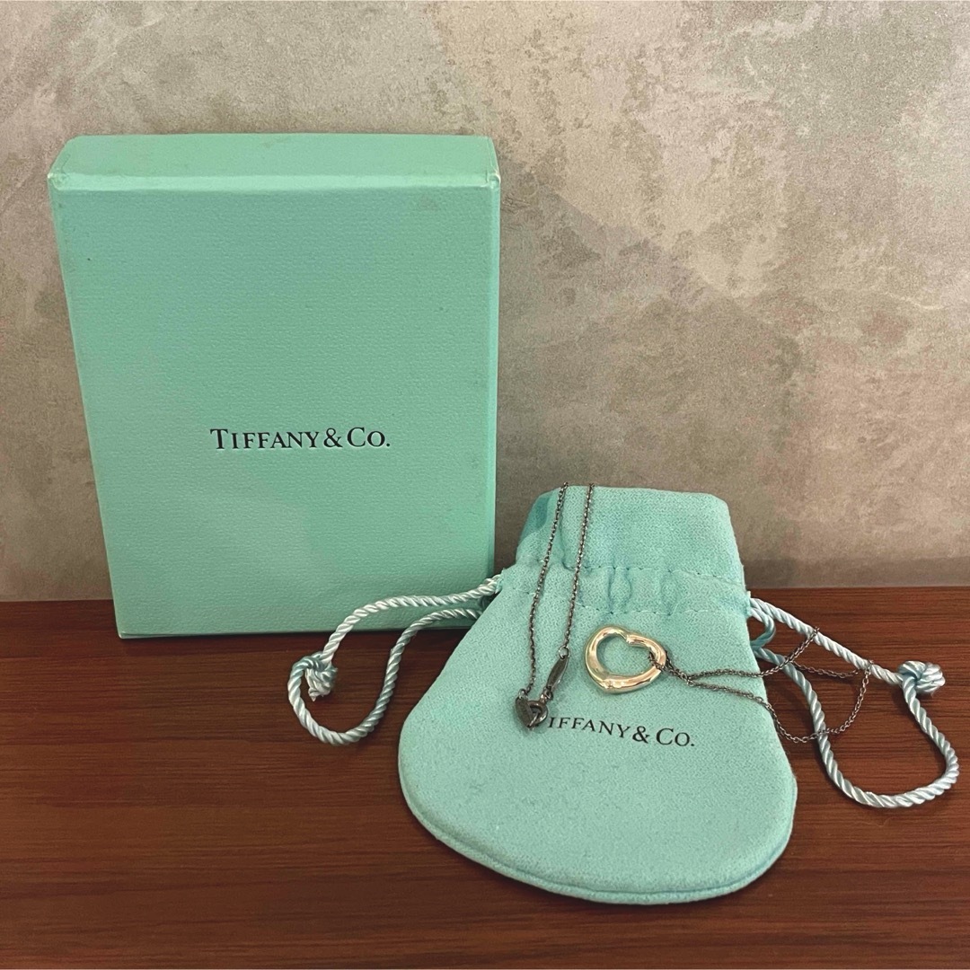 TIFFANY&Co. オープンハート ネックレス 15mm