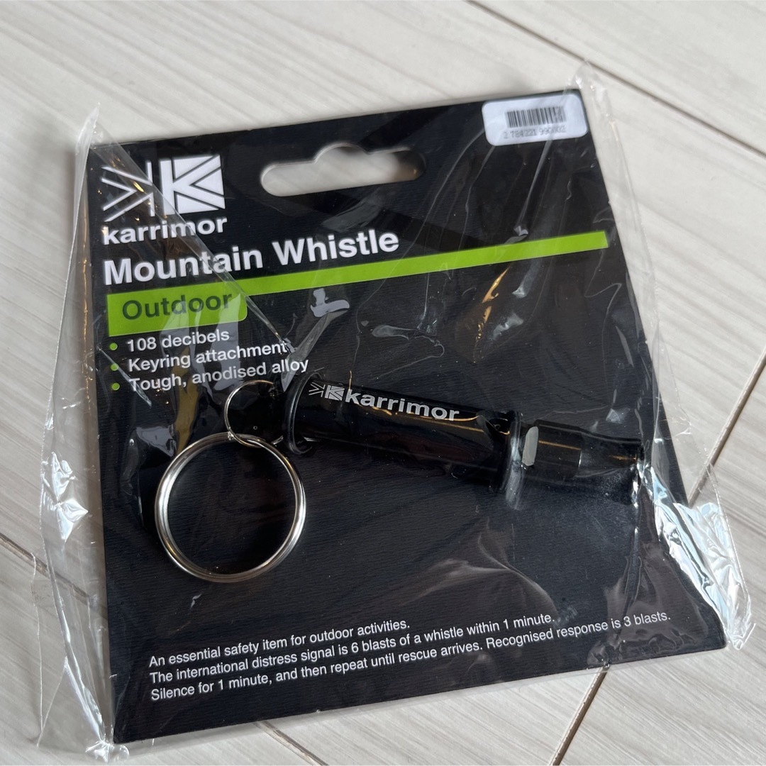 karrimor(カリマー)のkarrimor Mountain Whistle 新品未使用 スポーツ/アウトドアのアウトドア(登山用品)の商品写真