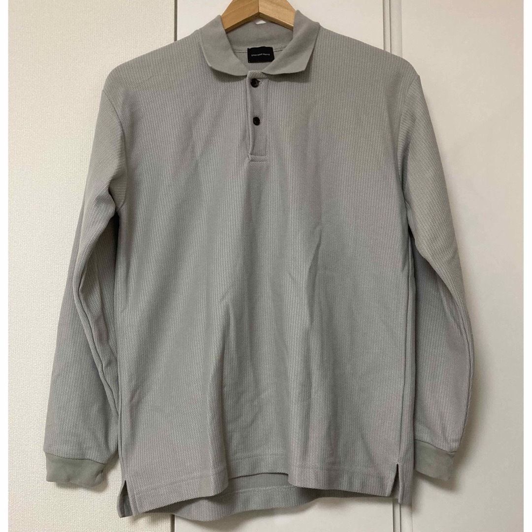UNITED ARROWS green label relaxing(ユナイテッドアローズグリーンレーベルリラクシング)のGIZA ハニカム 長袖 ポロシャツ メンズのトップス(Tシャツ/カットソー(七分/長袖))の商品写真