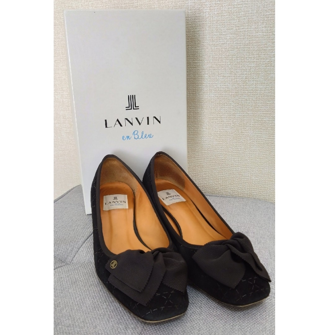 LANVIN en bleu パンプス レディース