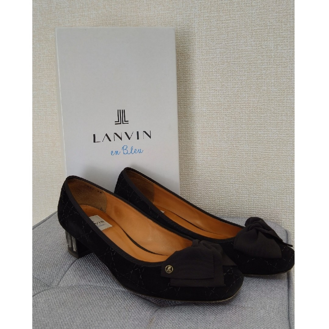 LANVIN en Bleu - LANVIN en Bleu パンプス リボンの通販 by あきら's