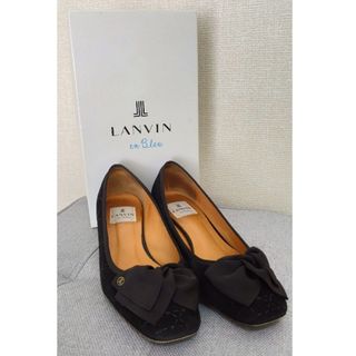 ランバンオンブルー(LANVIN en Bleu)のLANVIN en Bleu パンプス リボン(ハイヒール/パンプス)