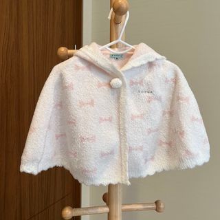 TOCCA - 最終価格未使用☆TOCCAトッカ リボン柄ベビーポンチョケープ80