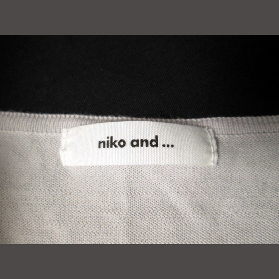 niko and...(ニコアンド)のニコアンド Niko and.. サマーニット Vネック ドロップショルダー  レディースのトップス(ニット/セーター)の商品写真
