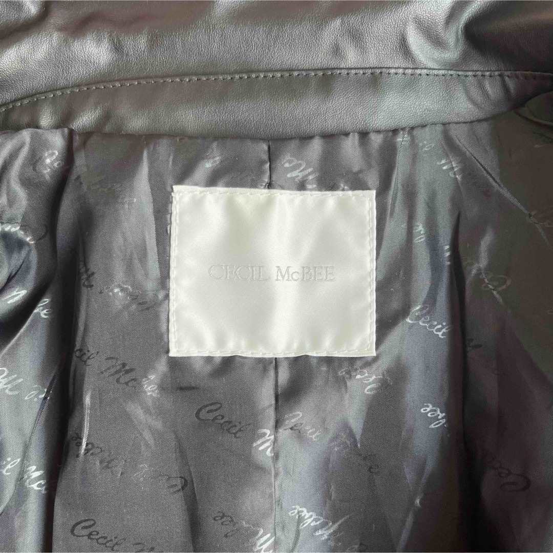 CECIL McBEE(セシルマクビー)の期間限定値下げ中！美品✨革ジャン レディースのジャケット/アウター(ライダースジャケット)の商品写真