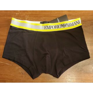 エンポリオアルマーニ(Emporio Armani)のエンポリオアルマーニ　新品　メンズ　ボクサーパンツ(ネオンイエロー/ブラックS)(ボクサーパンツ)