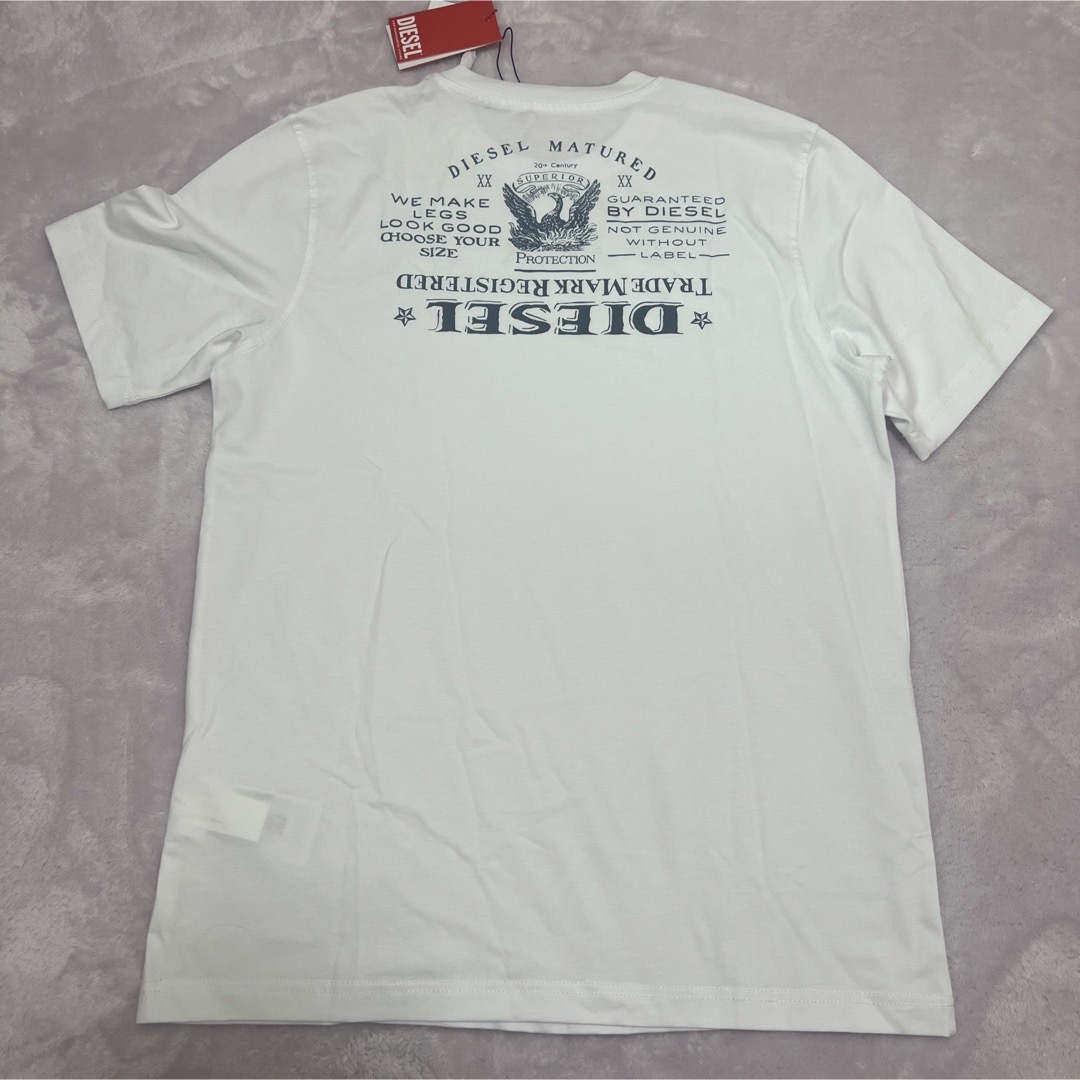 新品未使用タグ付きDIESEL バックロゴ Tシャツ