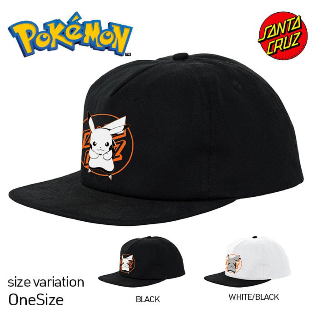 Santa Cruz(サンタクルーズ)のポケモン×サンタクルーズ キャップ SANTA CRUZ×PoKeMoN CAP メンズの帽子(キャップ)の商品写真