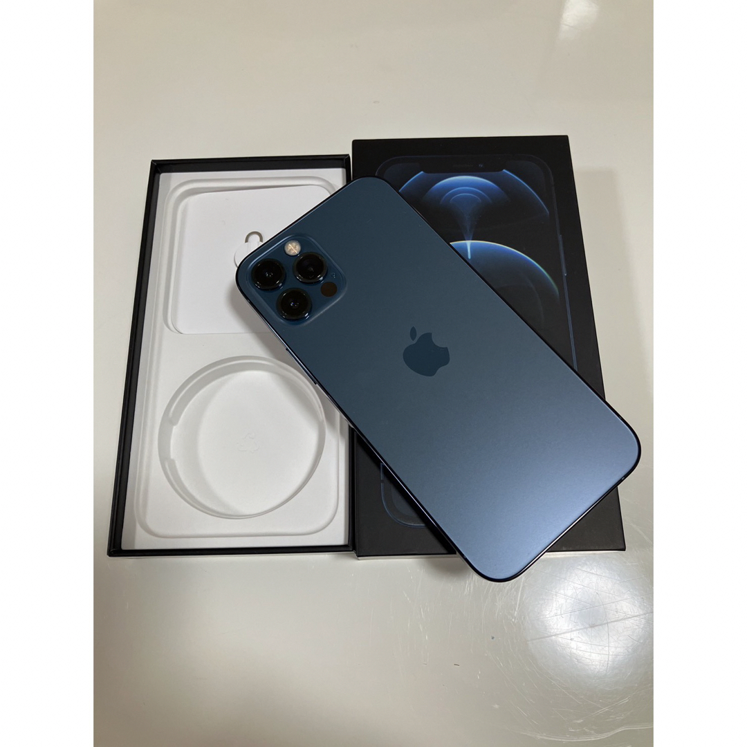 美品】Apple iPhone12Pro 256GB パシフィックブルー - スマートフォン本体