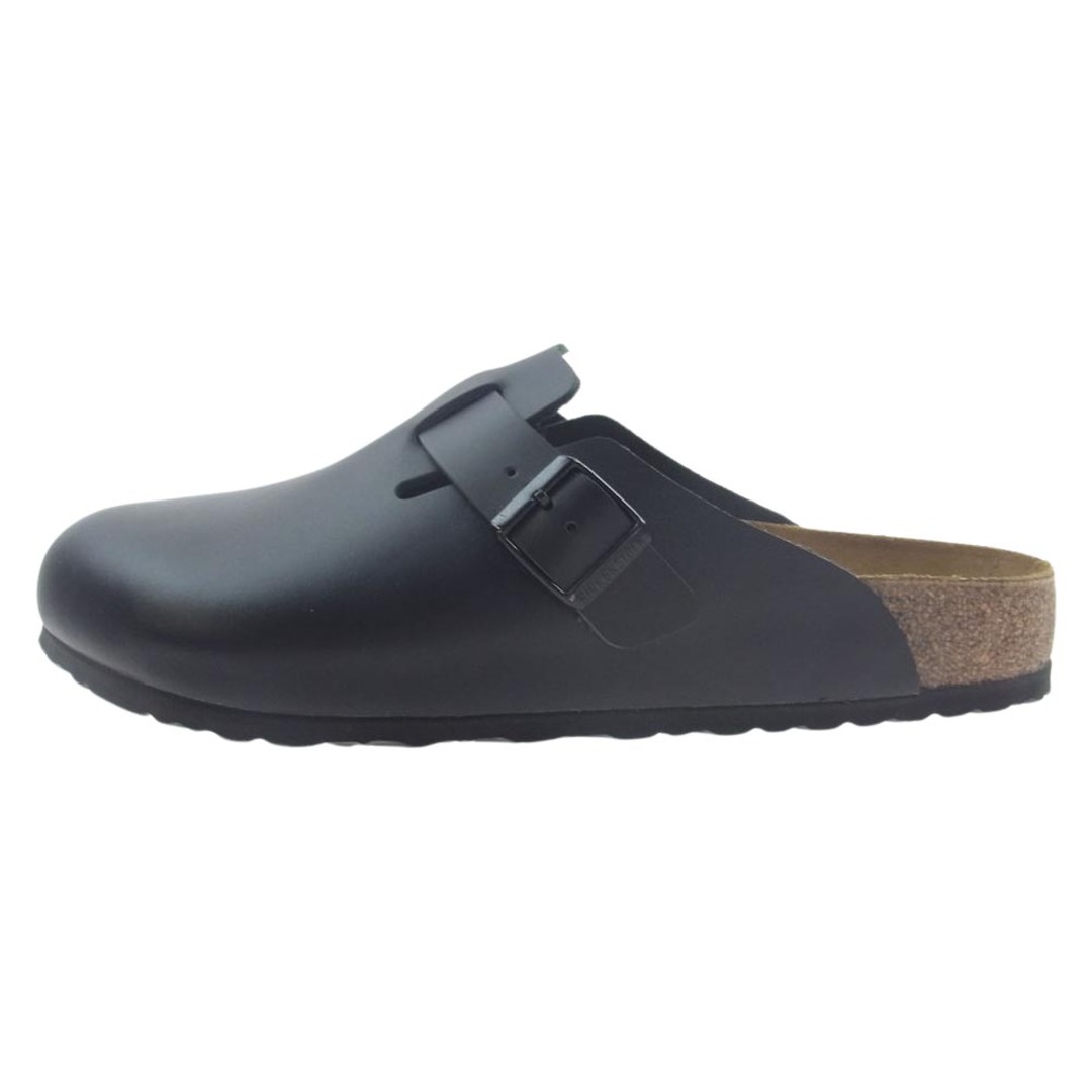 BIRKENSTOCK ビルケンシュトック サンダル 0060191 BOSTON ボストン レザー ブラック サンダル ブラック系 28.5cm【新古品】【未使用】