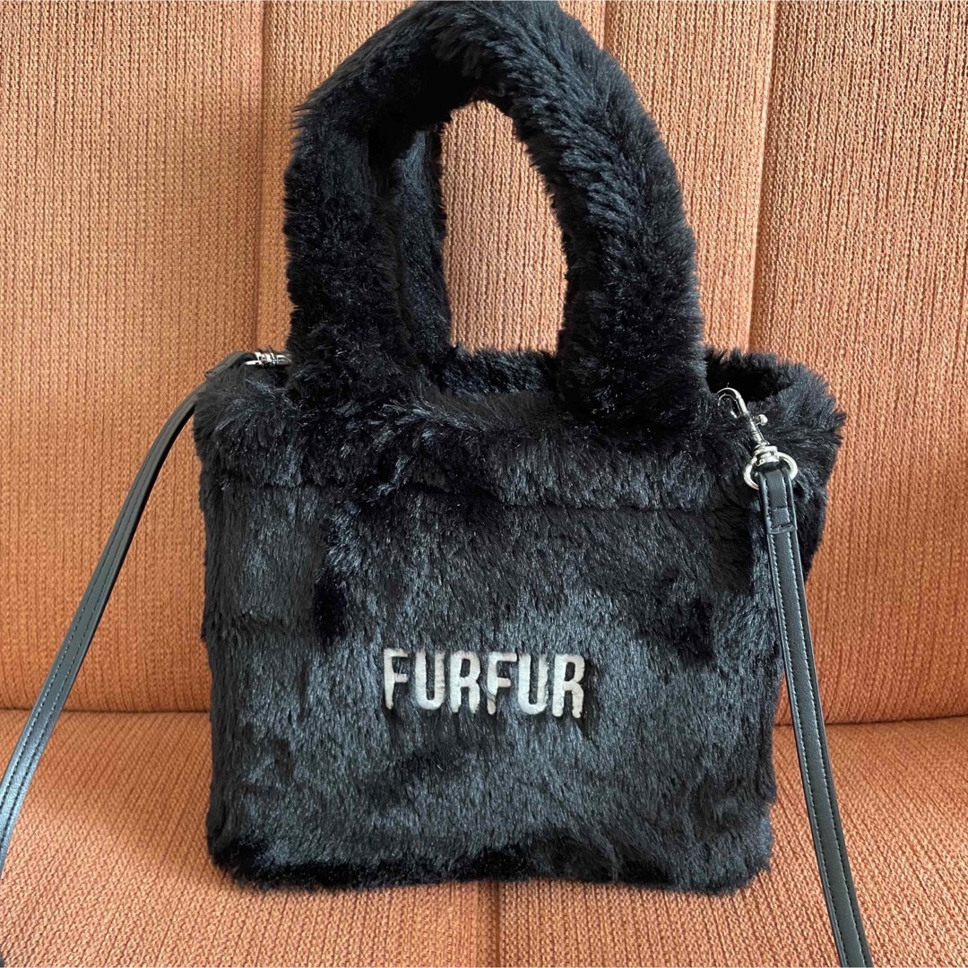 FURFUR♡ファーファーエコファートートバッグ♡ブラック