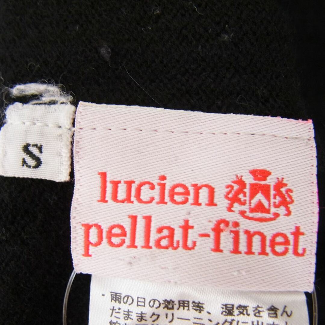 Lucien Pellat-Finet ルシアンペラフィネ ニット 国内正規品 カシミヤ100％ カシミア ラインストーン スカル刺繍 Vネック ニット セーター ブラック系 3