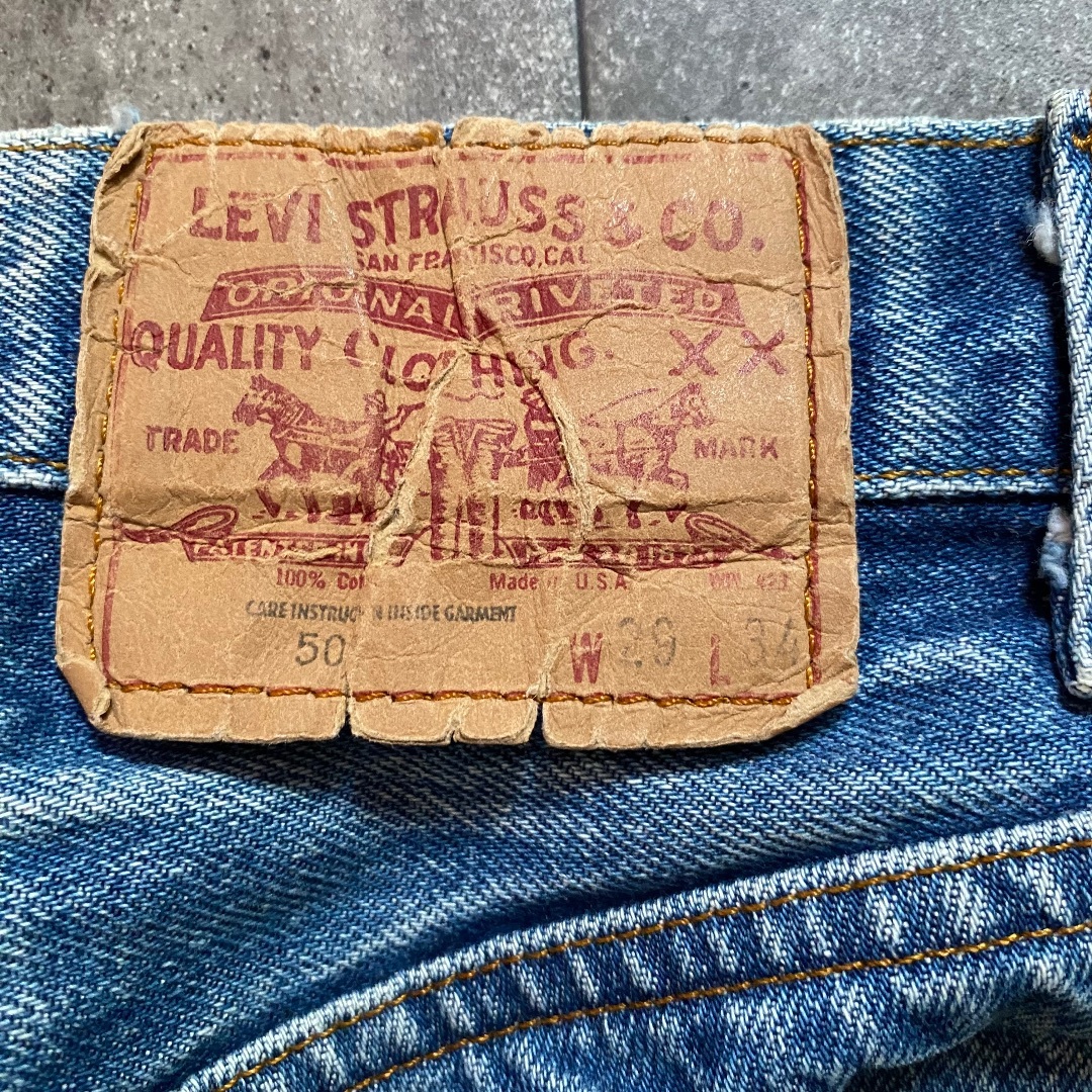 Levi's - 80s リーバイス501 USA製 29×34 の通販 by 【古着屋 Levi's - 80s リーバイス501 USA製 29×34 の通販 by 【古着屋