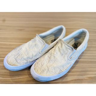 VANS  スリッポン　白 (スリッポン/モカシン)