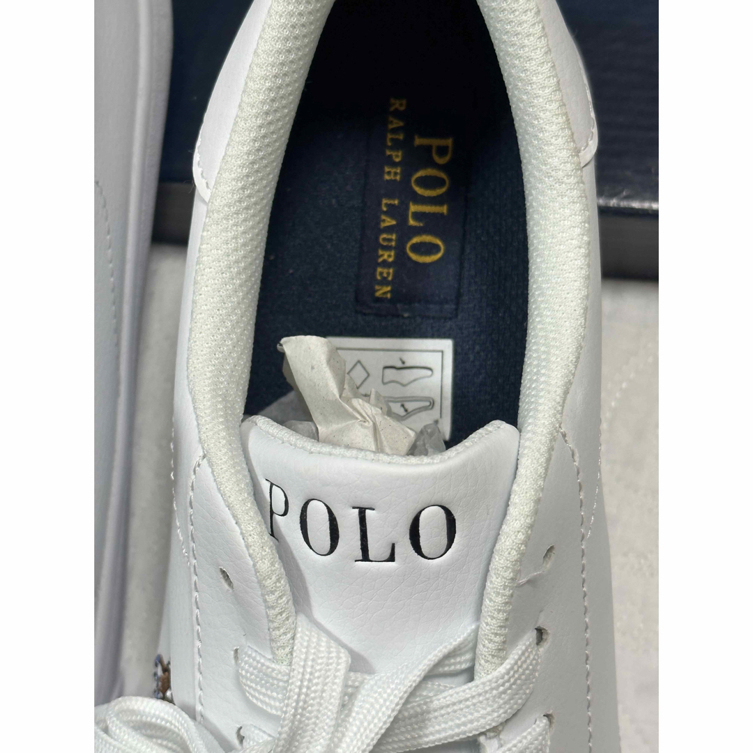 POLO RALPH LAUREN(ポロラルフローレン)の【値下歓迎】24,5cm   ポロ　ラルフローレン　レザースニーカー レディースの靴/シューズ(スニーカー)の商品写真