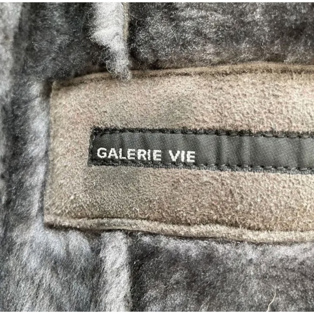定価10万ギャルリーヴィー/リアルムートンコート　ファー　羊革 レディースのジャケット/アウター(ムートンコート)の商品写真