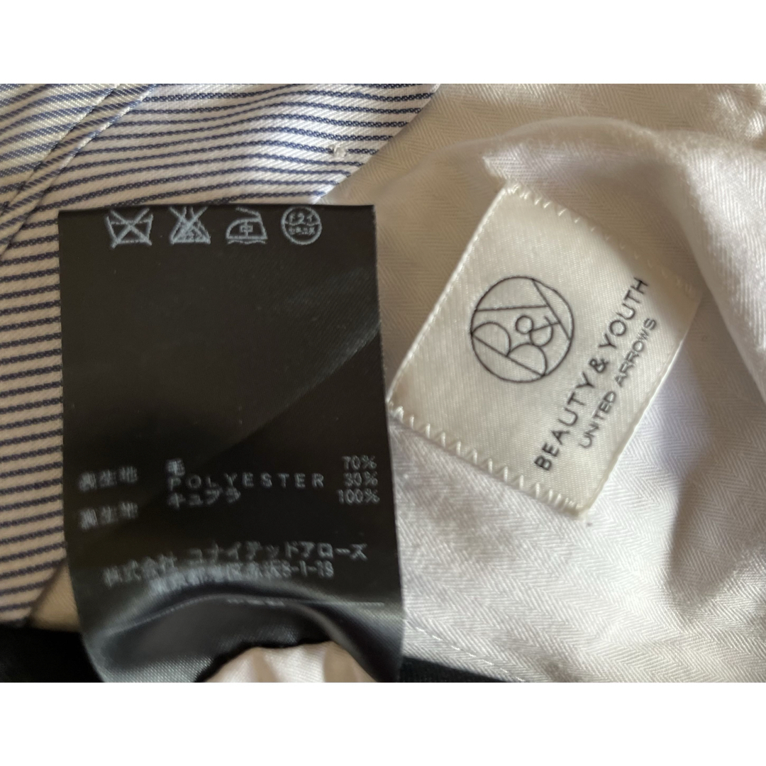 BEAUTY&YOUTH UNITED ARROWS(ビューティアンドユースユナイテッドアローズ)のUNITED ARROWS WOOL SLACKS SIZE 46(裾W) メンズのパンツ(スラックス)の商品写真
