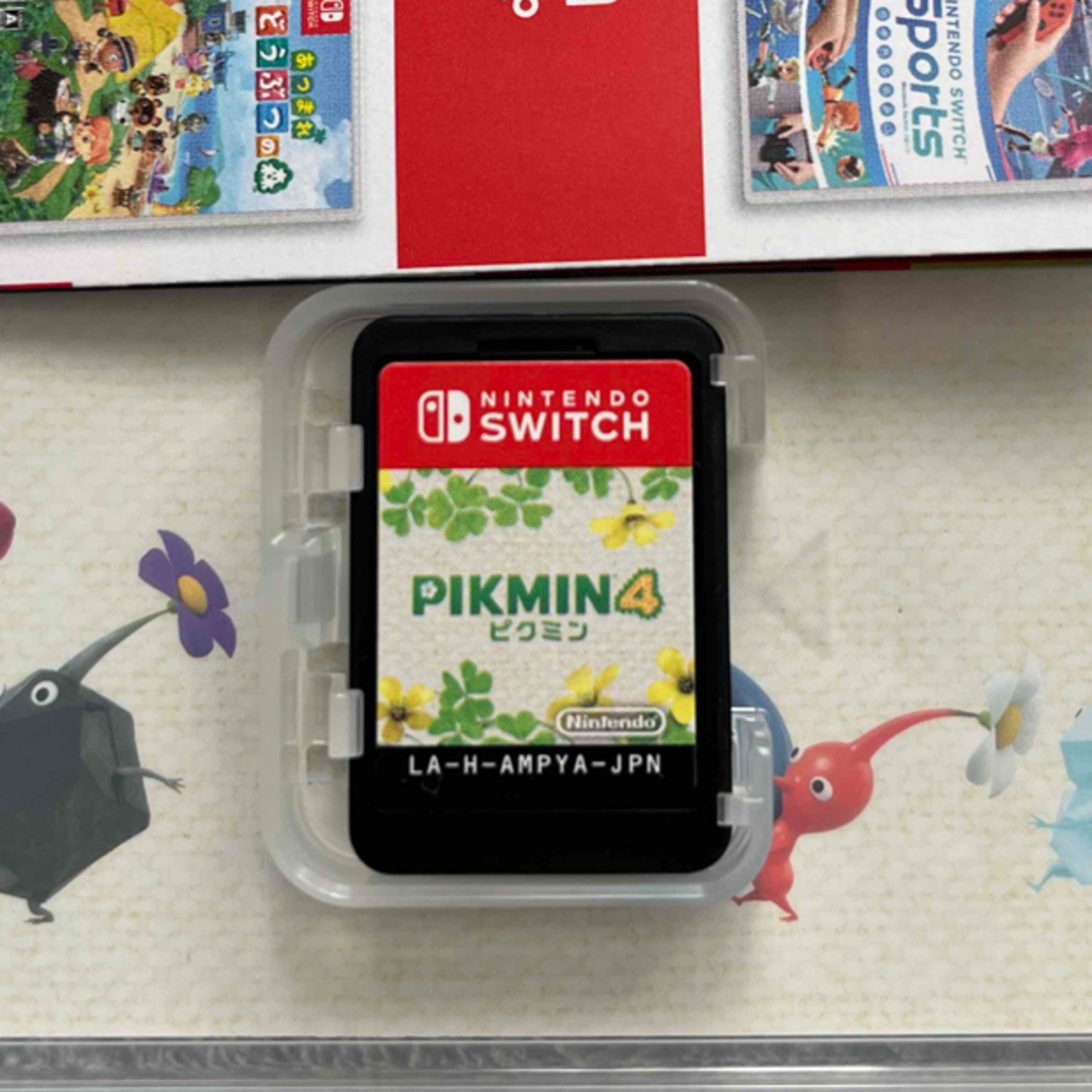 Nintendo Switch(ニンテンドースイッチ)のSwitchゲームソフト　ピクミン4＆ポケットモンスターバイオレット エンタメ/ホビーのゲームソフト/ゲーム機本体(家庭用ゲームソフト)の商品写真