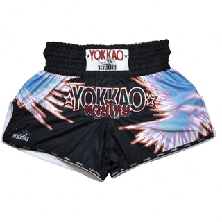 YOKKAO ムエタイパンツ「SMASH 」BLACK Lサイズ