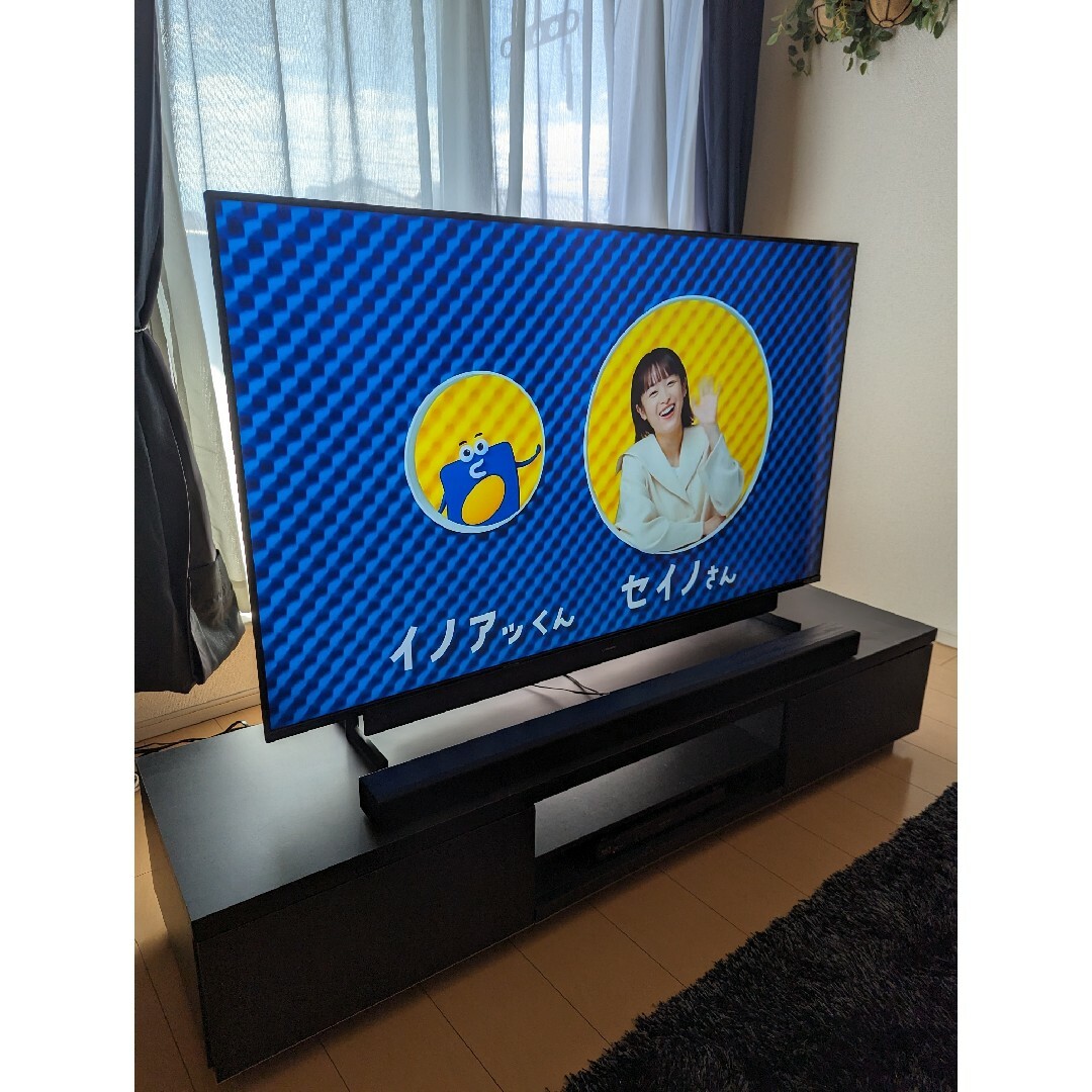 maxzen５５インチテレビ アイリスオーヤマテレビ台 ３Ｄスピーカー３点セット