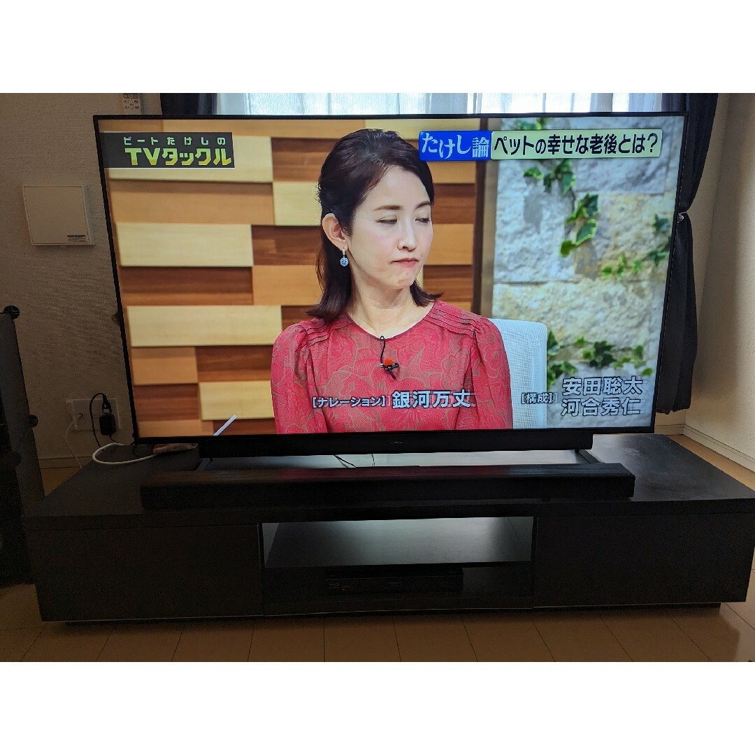 maxzen５５インチテレビ アイリスオーヤマテレビ台 ３Ｄスピーカー３点セット