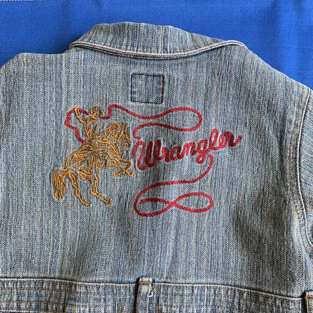 Wrangler(ラングラー)のラングラー★長袖オーバーオール95★ wranglerデニム キッズ/ベビー/マタニティのキッズ服男の子用(90cm~)(パンツ/スパッツ)の商品写真