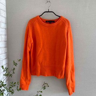 マークジェイコブス(MARC JACOBS)のマークジェイコブス　オレンジニット　wool100%(ニット/セーター)