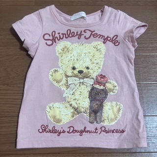 シャーリーテンプル(Shirley Temple)のシャーリーテンプル100半袖ピンクTシャツクマくまテディベア(Tシャツ/カットソー)