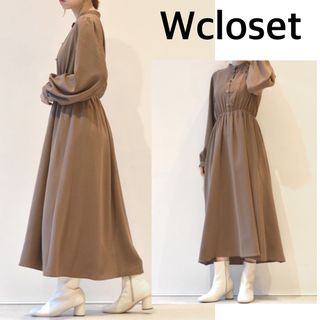 w closet - w closet ダブルクローゼット チャイナ風 ロングワンピース ...