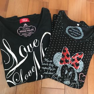 ◎ディズニー◎ ミッキー　ミニー　長袖ロンT(Tシャツ(長袖/七分))