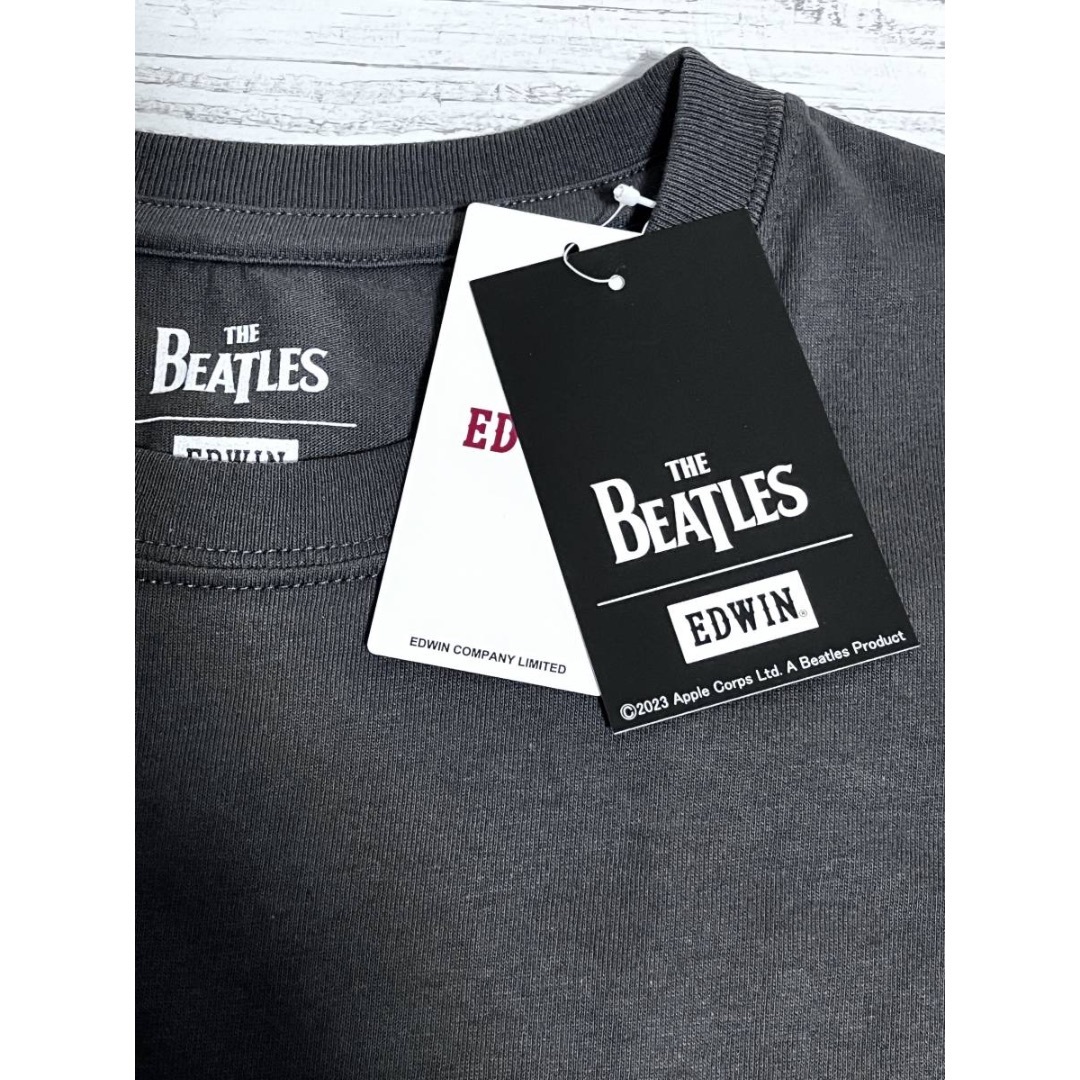 EDWIN(エドウィン)のThe Beatles EDWIN バンド Tシャツ Lサイズ 灰色 未使用品 メンズのトップス(Tシャツ/カットソー(半袖/袖なし))の商品写真