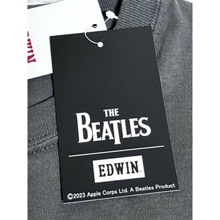 The Beatles EDWIN バンド Tシャツ Lサイズ 灰色 未使用品