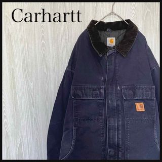 カーハート(carhartt)のZ886カーハートトラディショナルコートワンポイント革パッチ ワークジャケット(カバーオール)