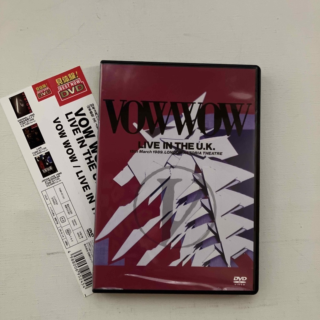 VOWWOW VOW WOW LIVE IN THE U.K. ライブ エンタメ/ホビーのDVD/ブルーレイ(ミュージック)の商品写真