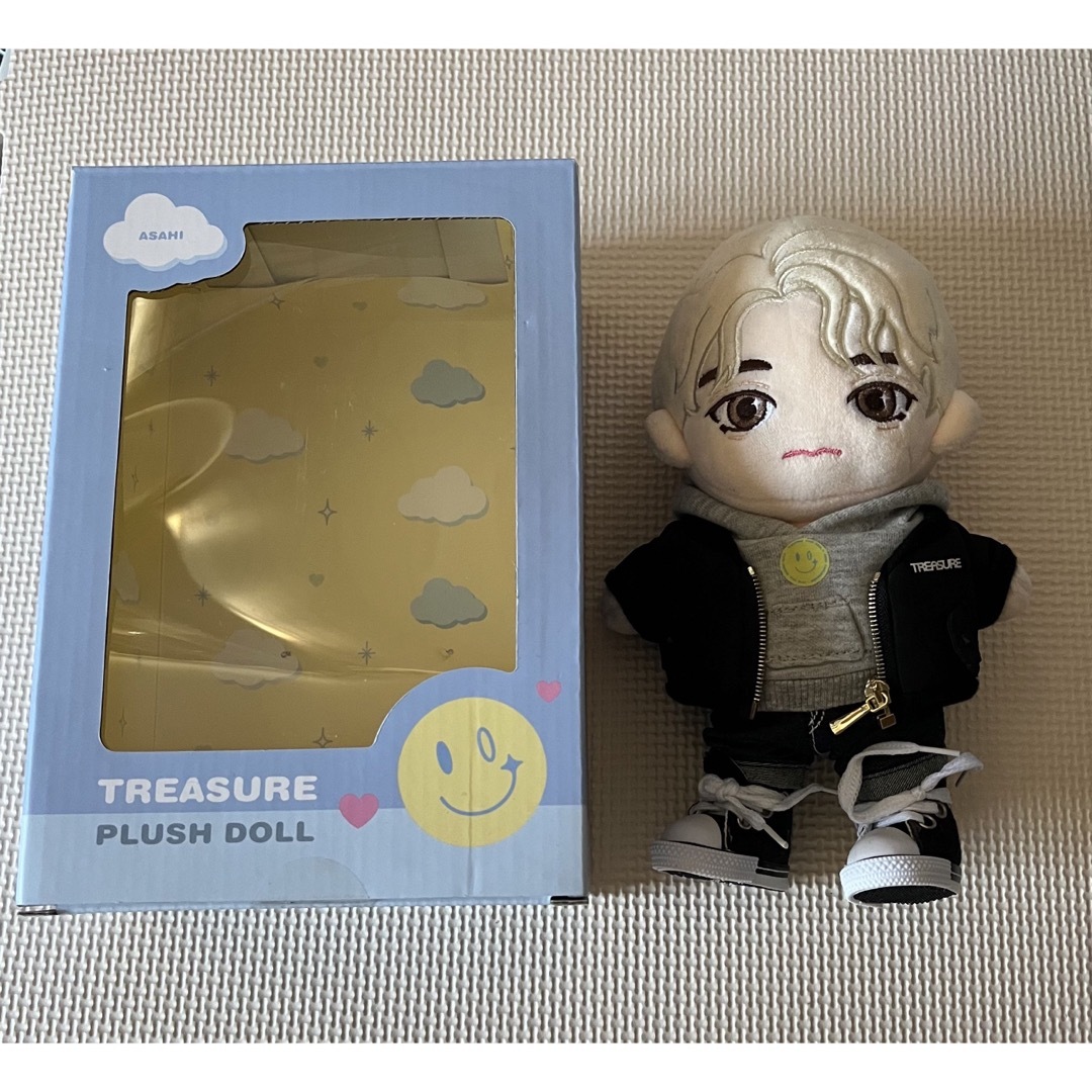 treasure アサヒ ドール PLUSH DOLL トレカ付き-