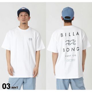 ビラボン(billabong)の【新品未使用未開封】 BILLABONG ビラボン Tシャツ ホワイト 白(Tシャツ/カットソー(半袖/袖なし))