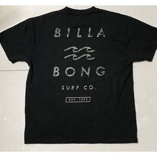 ビラボン(billabong)の【美品】 BILLABONG ビラボン Tシャツ ブラック(Tシャツ/カットソー(半袖/袖なし))