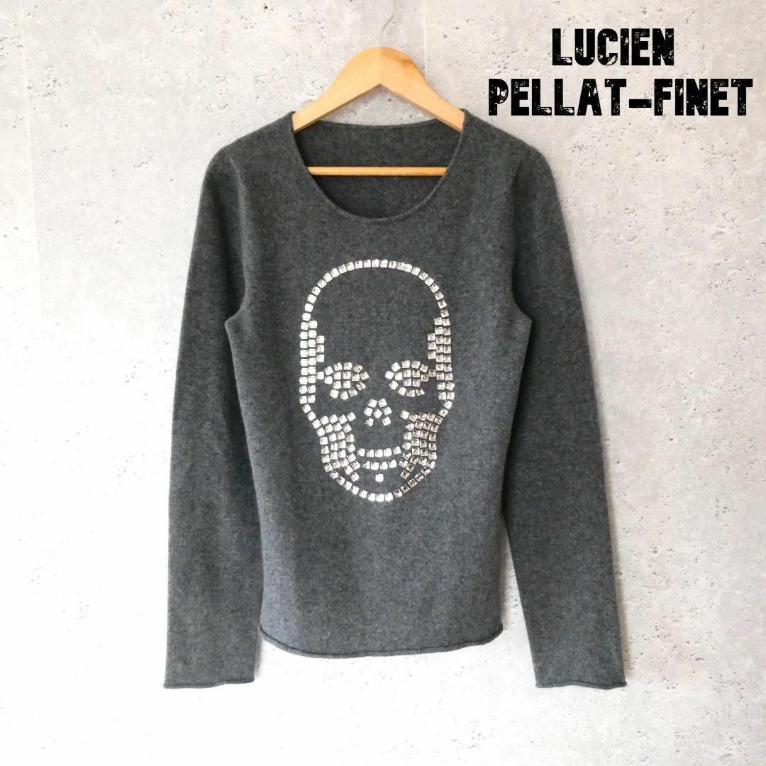 美品 lucien pellat-finet カシミヤ 長袖 ニット セーター-