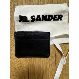 【新品未使用】 JIL SANDER ジルサンダー CREDIT CARD HOLDER クレジットカードホルダー カードケース レザー J07VL0006P4840 【BLACK】