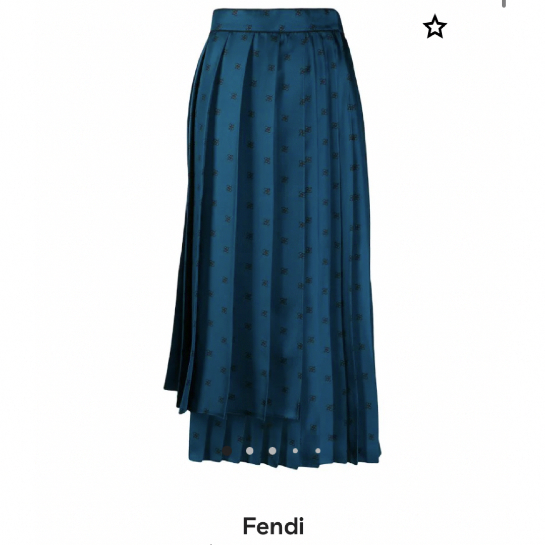 FENDI カーリグラフィ　プリーツスカート | フリマアプリ ラクマ
