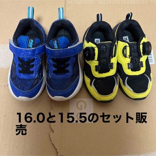 mad foot! キッズスニーカー　子供靴　15.5 16.0 セット売り(スニーカー)