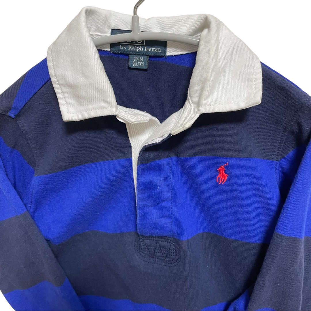 POLO RALPH LAUREN(ポロラルフローレン)のポロラルフローレン　キッズ24M  ラガーシャツ キッズ/ベビー/マタニティのキッズ服男の子用(90cm~)(Tシャツ/カットソー)の商品写真