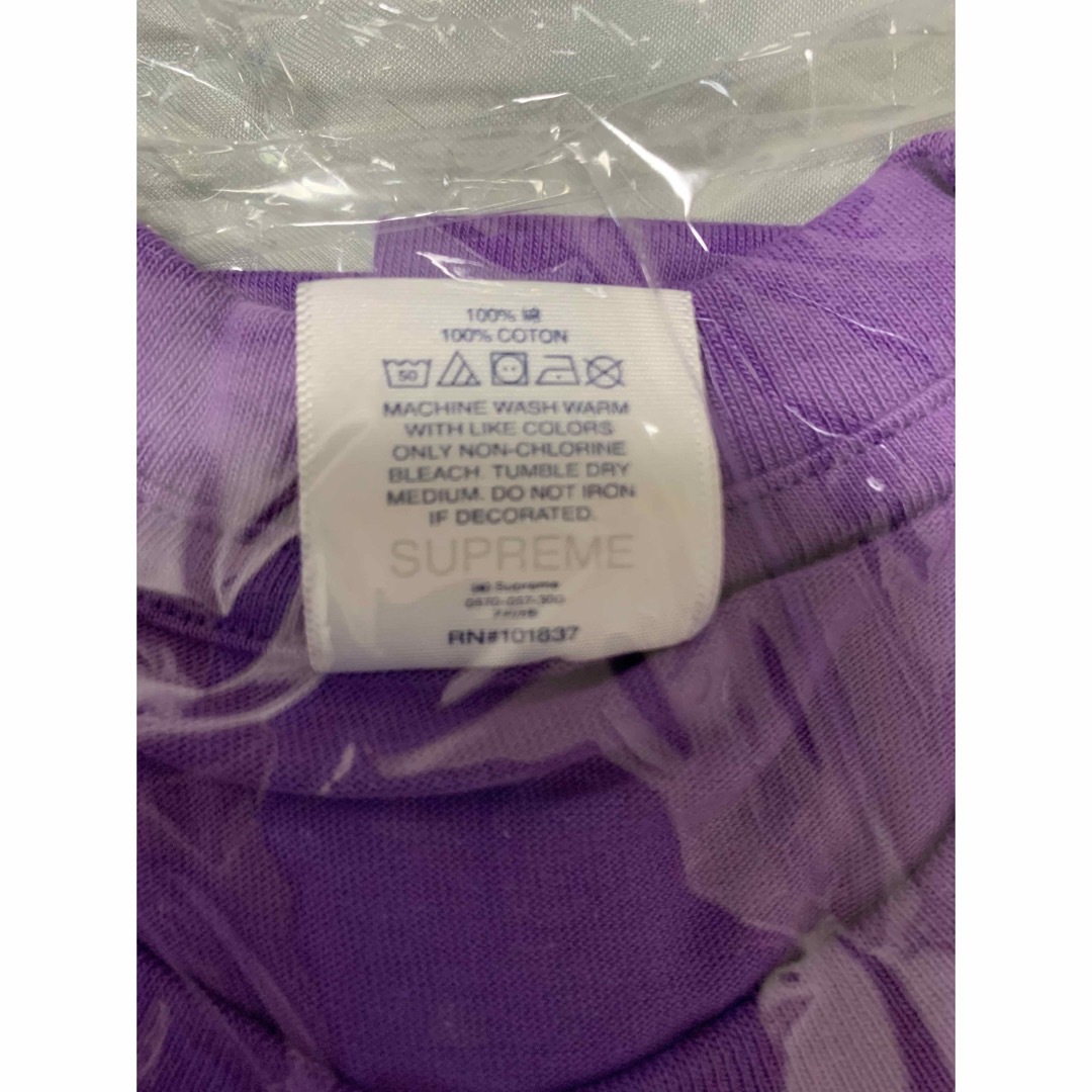 Supreme - 正規品/新品 Supreme Warm Up Tee パープル L シュプリーム