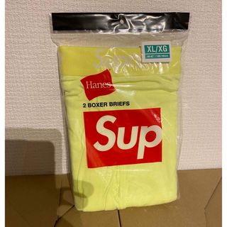 Supreme Hanes Boxer Briefs イエロー 2枚組 新品