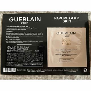 ゲラン(GUERLAIN)のGUERLAIN パリュール　ゴールドスキンフルイド   サンプル(ファンデーション)