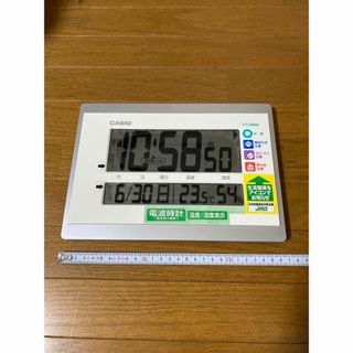 カシオ(CASIO)の【あっくん48様専用】カシオ　置き掛け兼用デジタル時計(置時計)