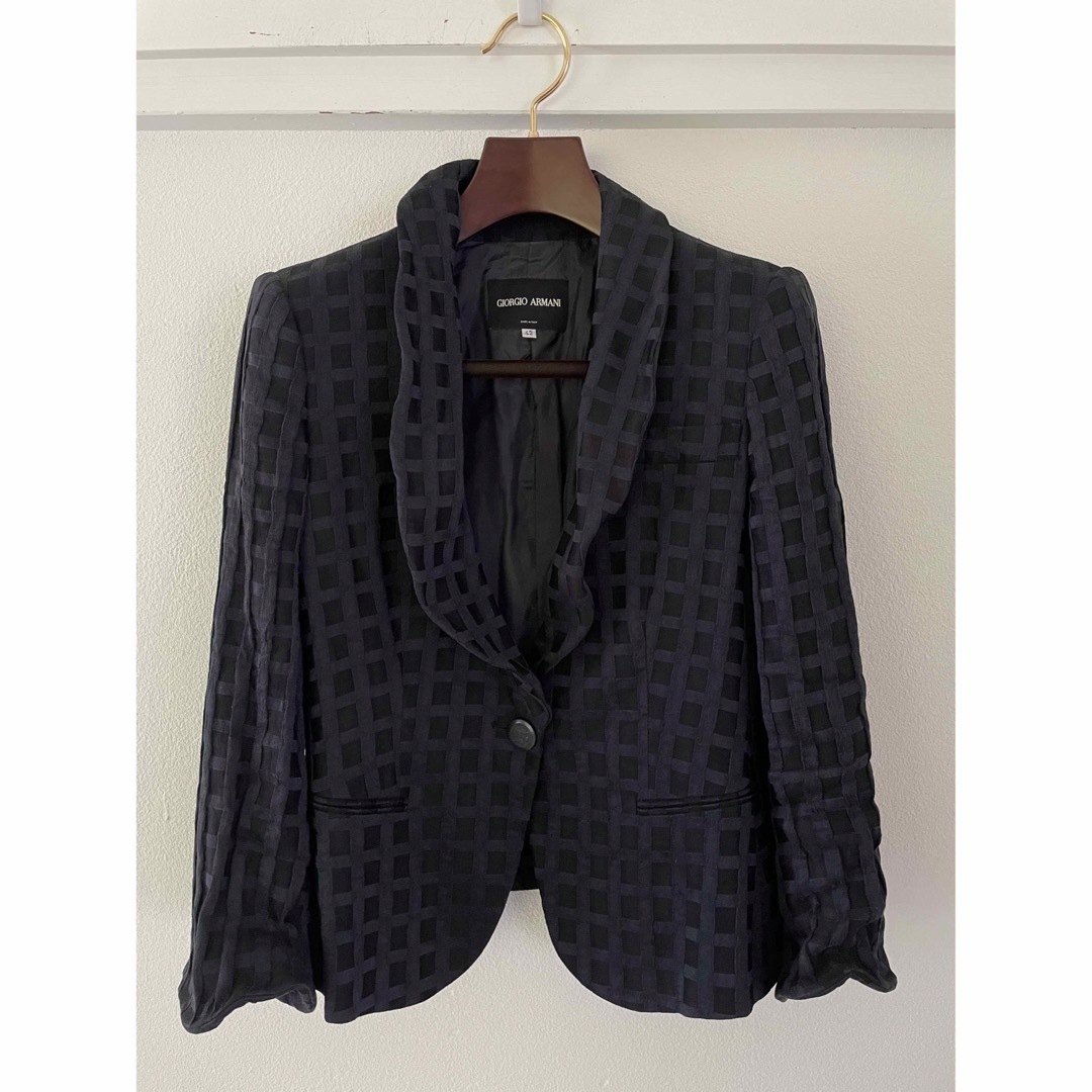GIORGIO ARMANI テーラードジャケット ワイヤー変形ジャケット